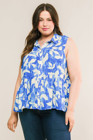 PERFECTLY IMPERFECT WOVEN TOP - By Baano