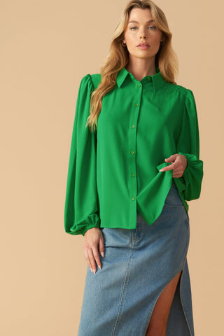 COMFORTABLE CHARM WOVEN TOP - By Baano