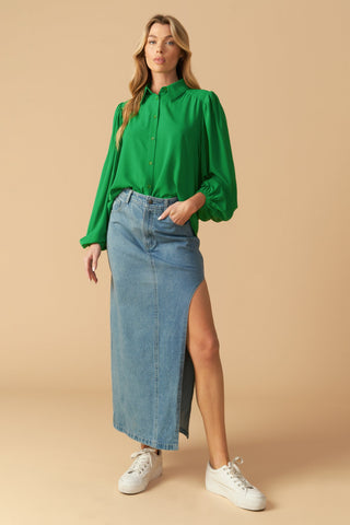 COMFORTABLE CHARM WOVEN TOP - By Baano
