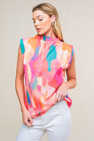 NATURE'S CHARM WOVEN TOP - By Baano