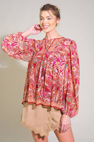 TIME AFTER TIME WOVEN TOP - By Baano