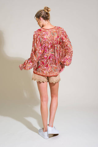 TIME AFTER TIME WOVEN TOP - By Baano