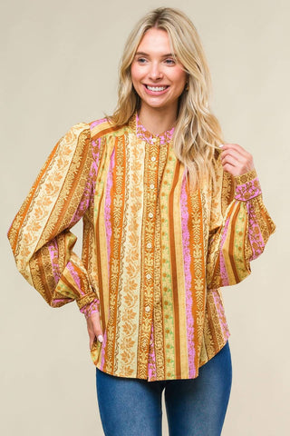 REFRESHING VIBE WOVEN TOP - By Baano