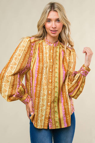 REFRESHING VIBE WOVEN TOP - By Baano