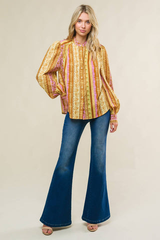 REFRESHING VIBE WOVEN TOP - By Baano