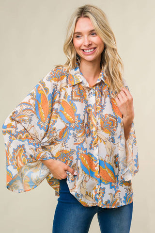 SWEET CRUSH WOVEN TOP - By Baano