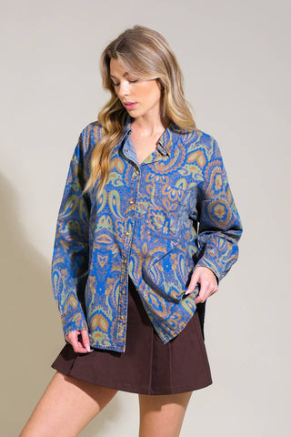 I'M IN CHARGE WOVEN TOP - By Baano