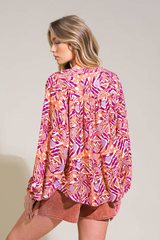 URBAN ELEGANCE WOVEN TOP - By Baano