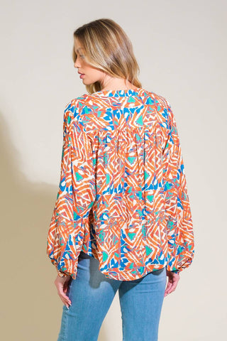 URBAN ELEGANCE WOVEN TOP - By Baano