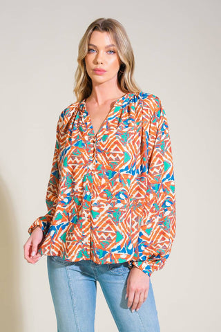 URBAN ELEGANCE WOVEN TOP - By Baano
