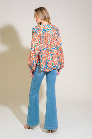 URBAN ELEGANCE WOVEN TOP - By Baano