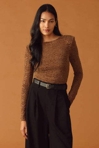 NEVER ENOUGH WOVEN LACE BODYSUIT - By Baano