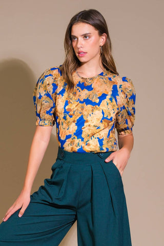 SWEETEST HARMONIES WOVEN TOP - By Baano