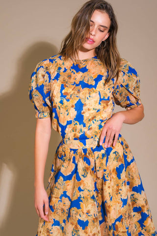 SWEETEST HARMONIES WOVEN TOP - By Baano