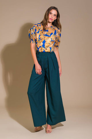 SWEETEST HARMONIES WOVEN TOP - By Baano