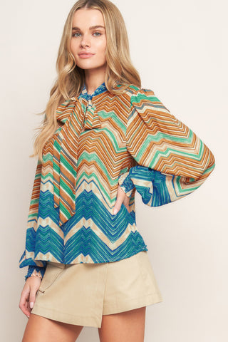 PICKING DAISIES WOVEN TOP - By Baano