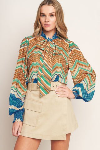 PICKING DAISIES WOVEN TOP - By Baano