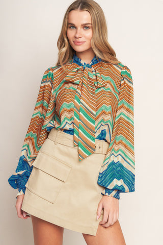 PICKING DAISIES WOVEN TOP - By Baano