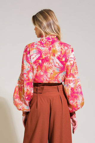 SEASONAL MOVES WOVEN TOP - By Baano