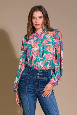 UNFORGETTABLE COMPOSURE WOVEN TOP - By Baano