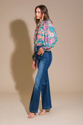 UNFORGETTABLE COMPOSURE WOVEN TOP - By Baano