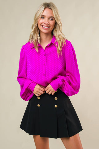 THINK OF ME WOVEN TOP - By Baano