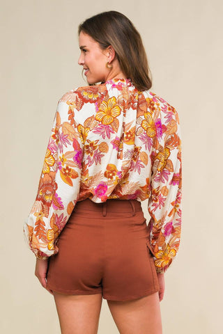 ROMANTICALLY ENTANGLED WOVEN TOP - By Baano