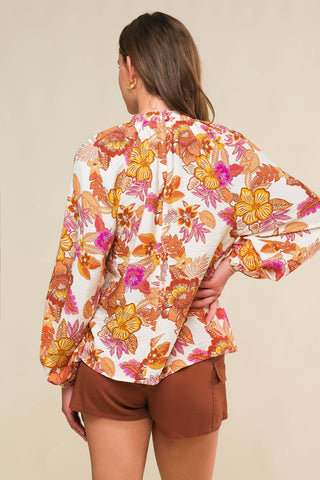 ROMANTICALLY ENTANGLED WOVEN TOP - By Baano