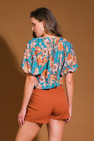 YORK HEIGHTS WOVEN TOP - By Baano