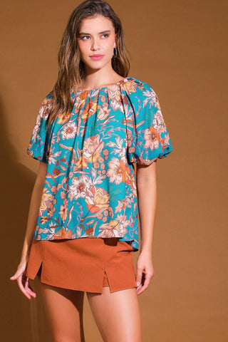 YORK HEIGHTS WOVEN TOP - By Baano