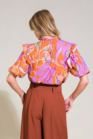 GLOWING GIRL WOVEN TOP - By Baano