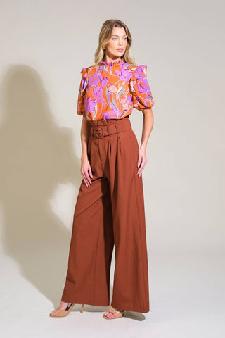 GLOWING GIRL WOVEN TOP - By Baano