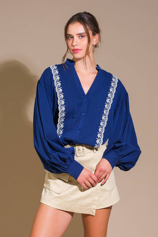 FORT WILLIAMS WOVEN TOP - By Baano