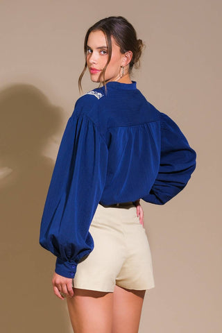 FORT WILLIAMS WOVEN TOP - By Baano