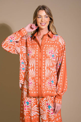 YOU NEVER CAN TELL WOVEN TOP - By Baano