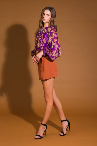 NEW RIVER WOVEN TOP - By Baano