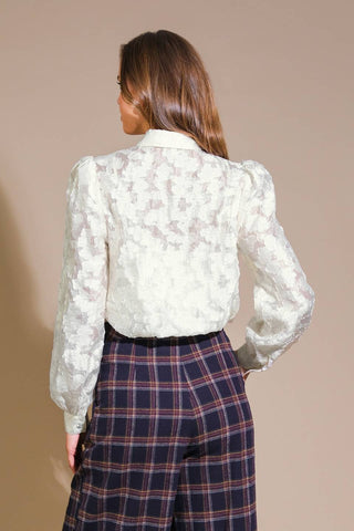 LUMINOUS GLOW WOVEN TOP - By Baano