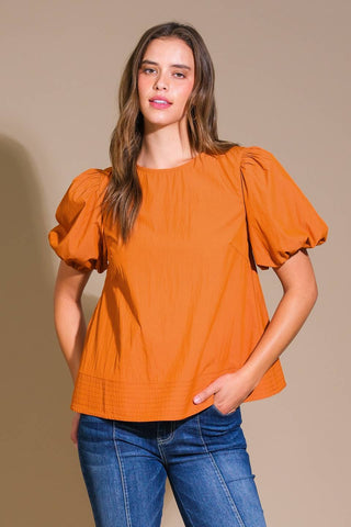 CAROLINA FOREST WOVEN TOP - By Baano