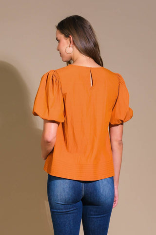 CAROLINA FOREST WOVEN TOP - By Baano