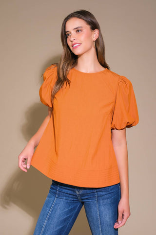 CAROLINA FOREST WOVEN TOP - By Baano