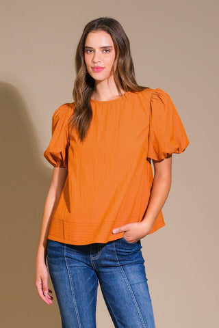 CAROLINA FOREST WOVEN TOP - By Baano
