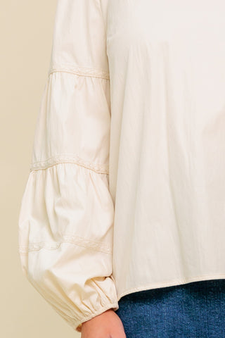 WAVERLY MILLS WOVEN TOP - By Baano