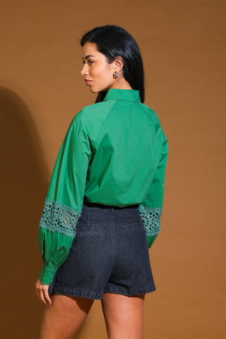 CHECK YOURSELF WOVEN TOP - By Baano