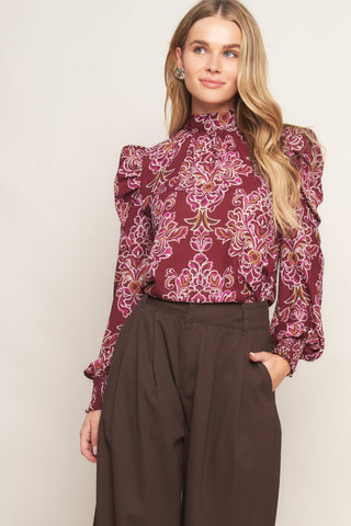 FLOATING ON BY WOVEN TOP - By Baano