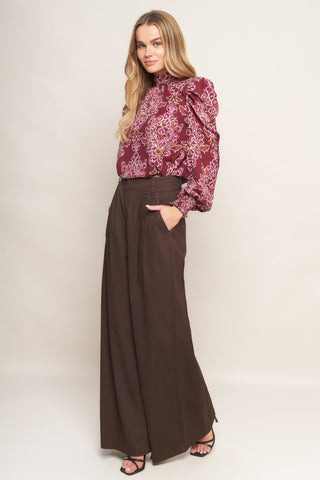 FLOATING ON BY WOVEN TOP - By Baano