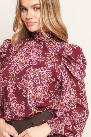 FLOATING ON BY WOVEN TOP - By Baano