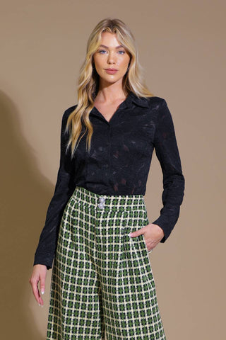 LOVELY PERSPECTIVE LACE TOP - By Baano