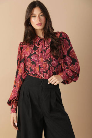 BEAUTIFUL EVENINGS WOVEN BLOUSE - By Baano