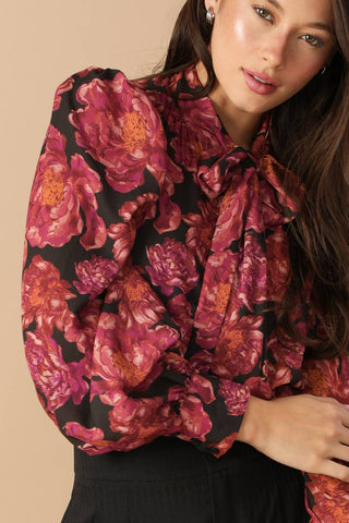 BEAUTIFUL EVENINGS WOVEN BLOUSE - By Baano