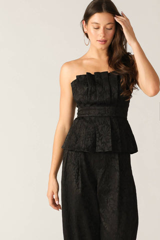 ELEGANT ESSENCE WOVEN TOP - By Baano